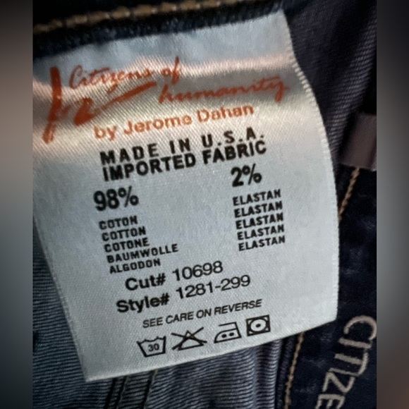 Citizens Of Humanity Low Rise Kelly Bootcut Jeans Size 25 - Picture 3 of 8